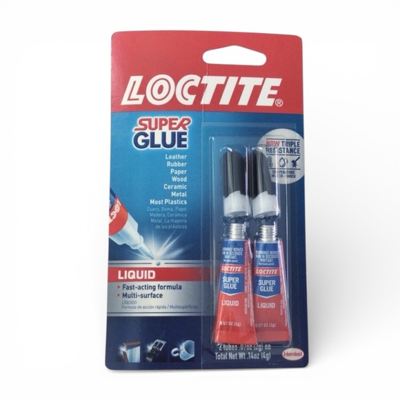 LOCTITE Super Glue Liquid – 2 Pack, Clear, 2g Tubes – NWT - Picture 4 of 6